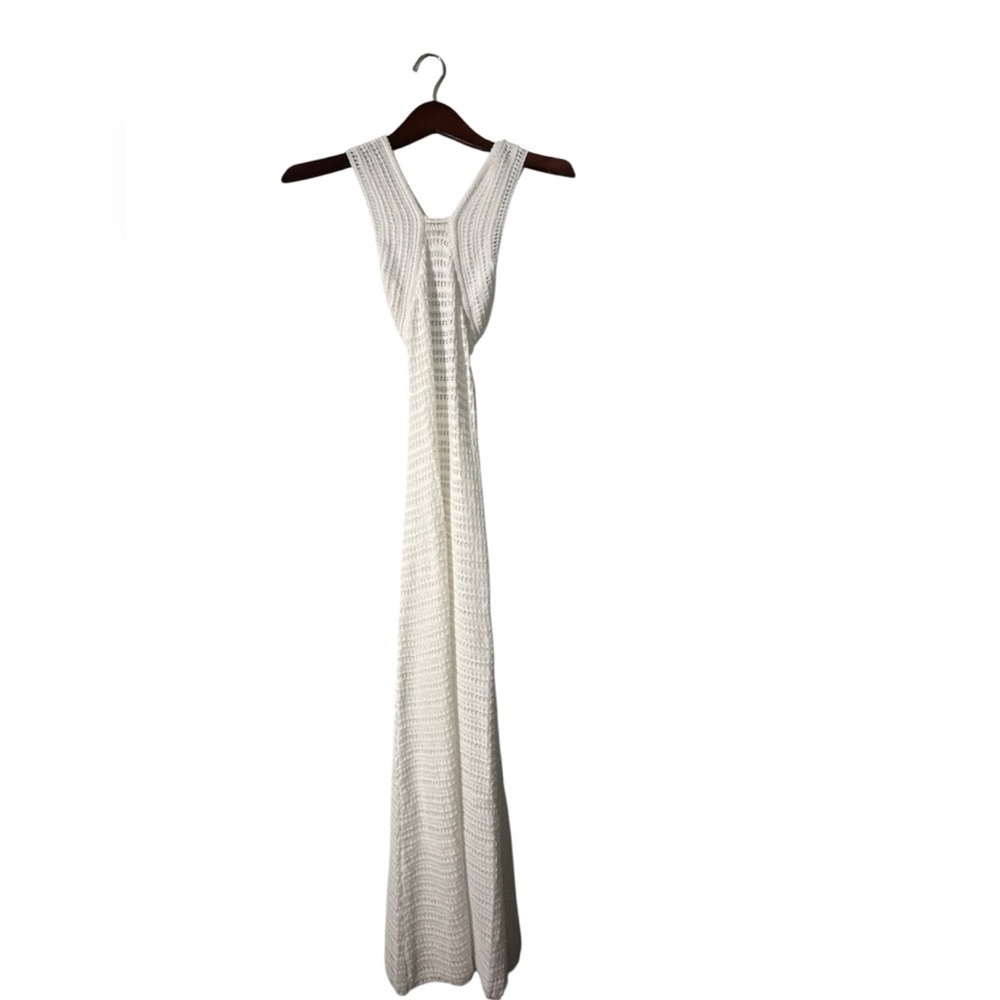 NWT Mustard Seed White Sleeveless Maxi Dress Size S - Picture 6 of 9